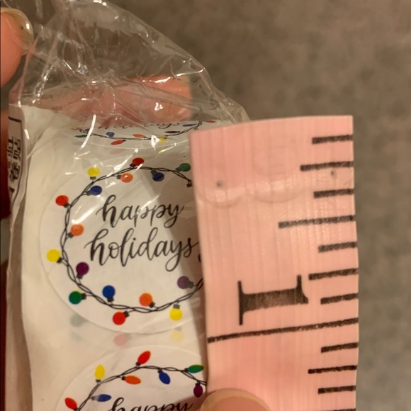 Happy holidays stickers with Colorful Lights - Picture 3 of 3